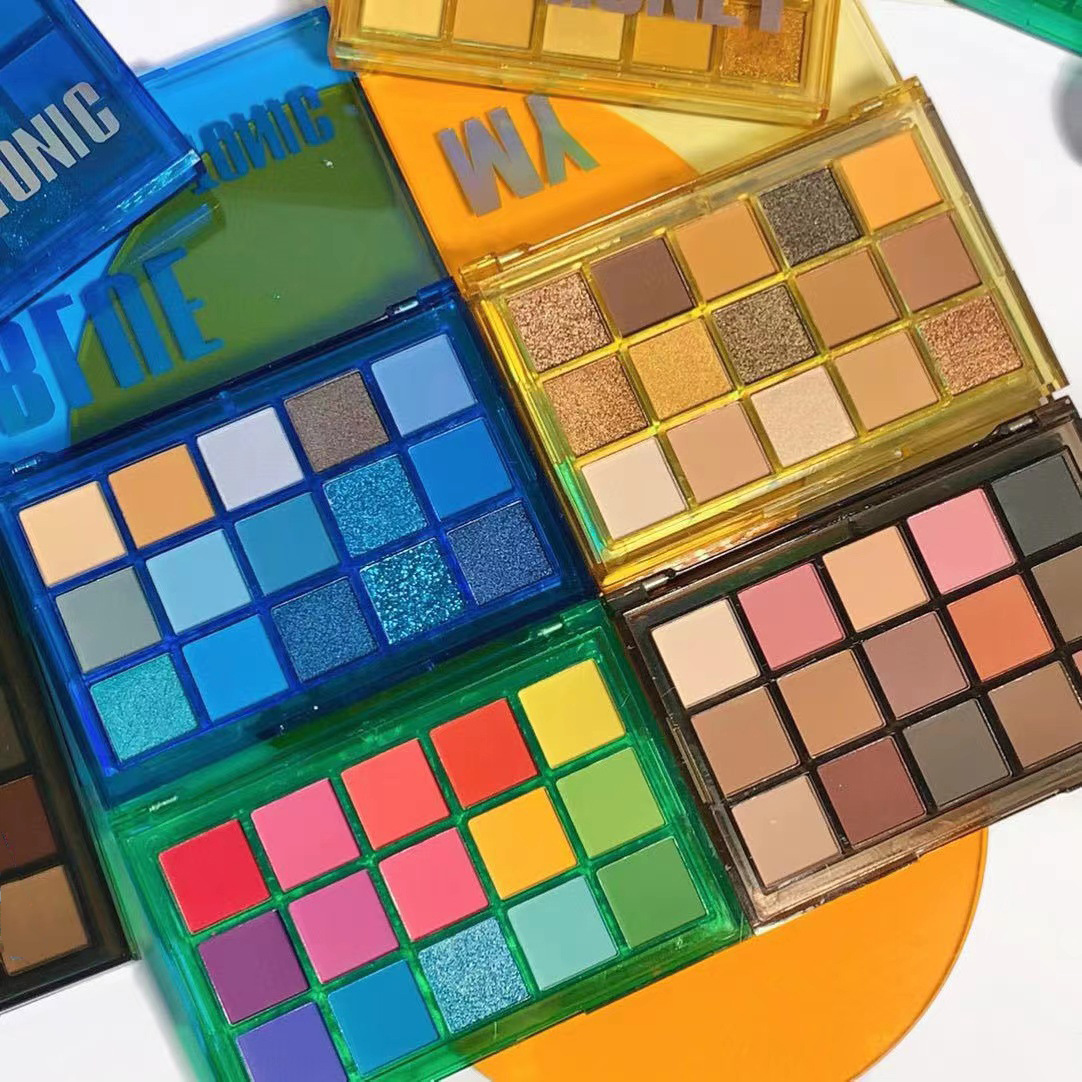 UCAN.BE paleta de sombras de ojos 15 colores macarons color maquillaje mate maquillaje ahumado europeo y americano maquillaje de sombra de ojos