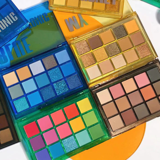 UCAN.BE Eyeshadow Plate 15 Color Macaron Color Matte Makeup European and American Smoked Makeup Eye Shadow