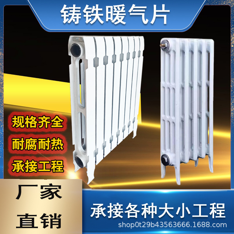 Factory Direct Sales Cast Iron Radiator Household Plumbing Radiator Concentrated Heating Engineering School Office Floor-standing