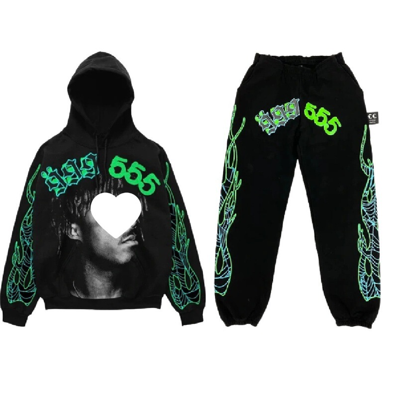 999 Club Black Spider Global Sportswear Spider World Sweatshirt Sweatpants Sp5Der Set