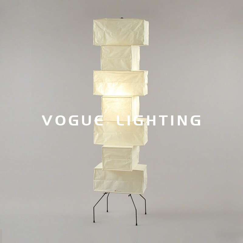 Japanese-style Noguchi Xuan Paper Silent Floor Lamp Living Room Study Homestay Tea Room Bedroom Bedside Creative Table Lighting