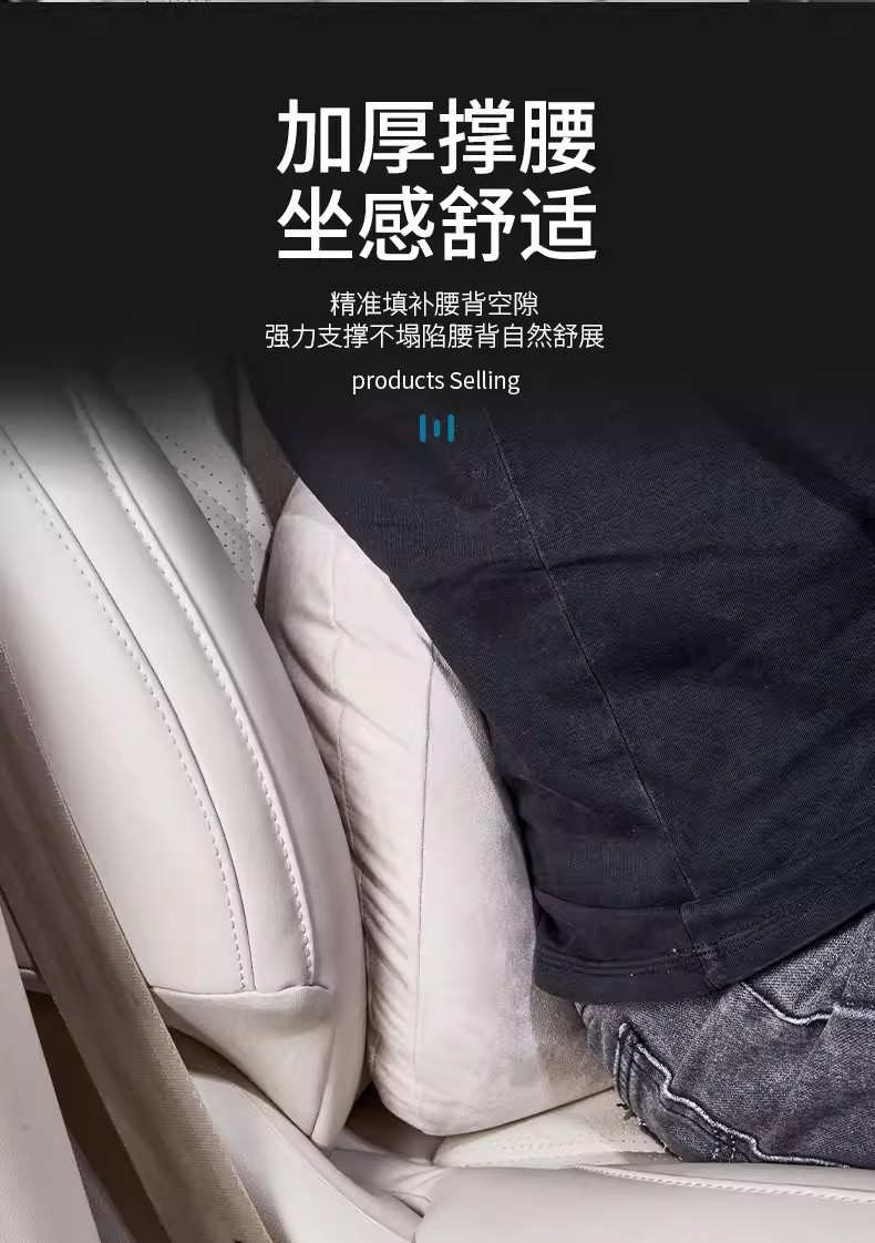 Suitable for Zhiji Ls6/Ls8/Ls9 Headrest, Lumbar Support, Seat Pillow, Neck Pillow, Lumbar Cushion, Comfortable Car Accessories