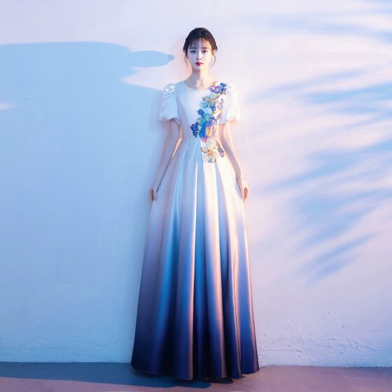 Chorus Costume Women's Long Dress Adult Banquet Poetry Recitation Conductor Costume Art Test Stage Choir Dress