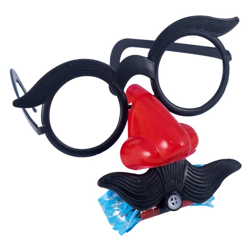 Большой борода Дракон дует игрушка большие очки большой нос Дракон дует очки