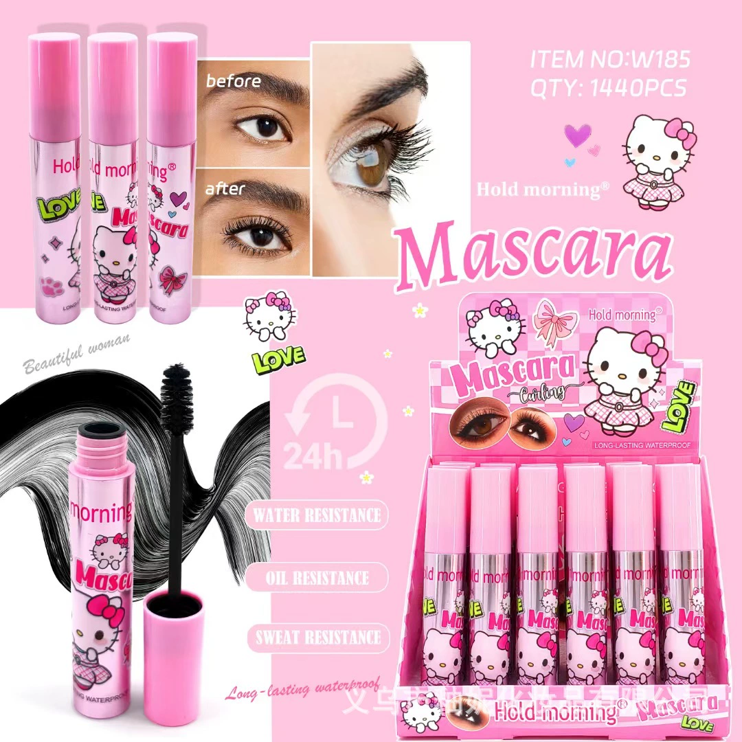 Dense curling waterproof mascara, long-term effect, no smudge