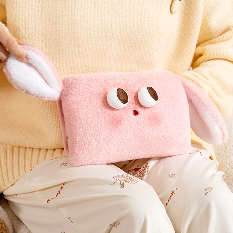 토끼 곰 캐릭터 충전식 온수주머니 보송한 겨울 손난로