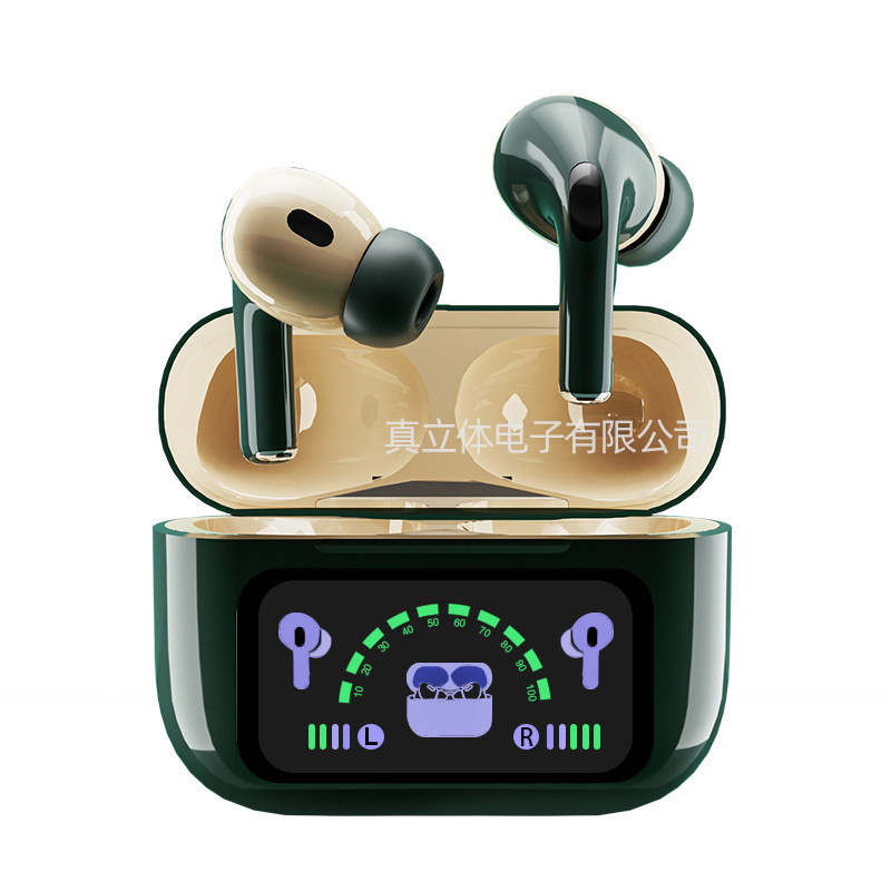 跨境新款华强北无线蓝牙耳机高音质数显屏TWS入耳式私模工厂批发|undefined