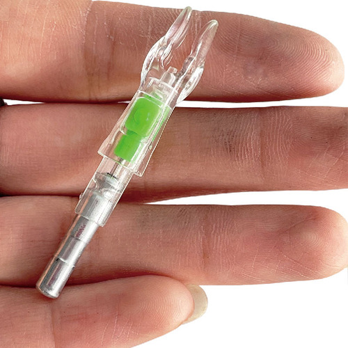 Arrow with glowing arrowhead, 5.3mm arrow shaft universal LED tail switch, night vision automatic light-up insert tail