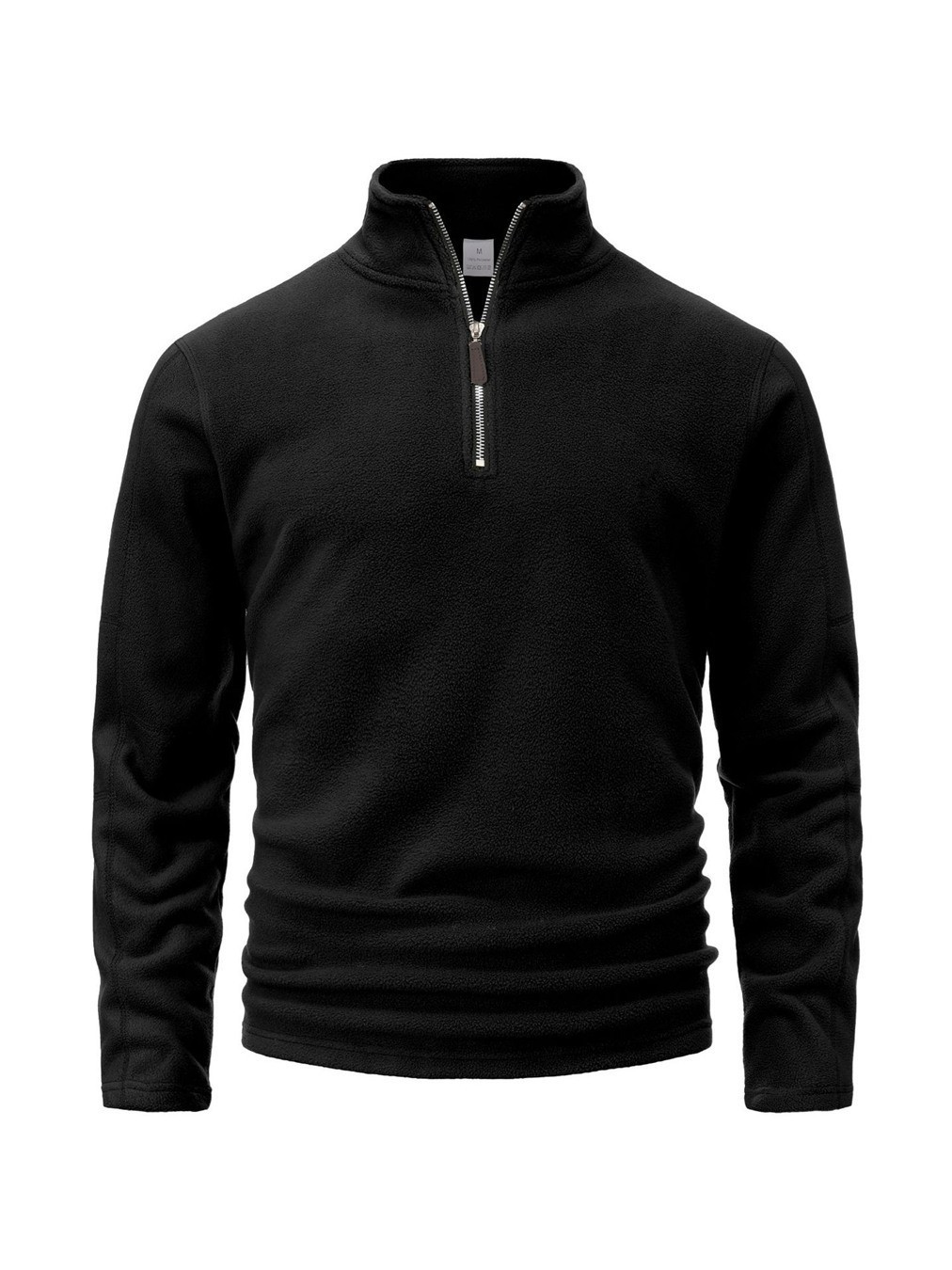 Otoño e invierno transfronterizos, suéter de media cremallera para hombres, 100 trajes de terciopelo empalmados, chaquetas de fitness y carreras para hombres