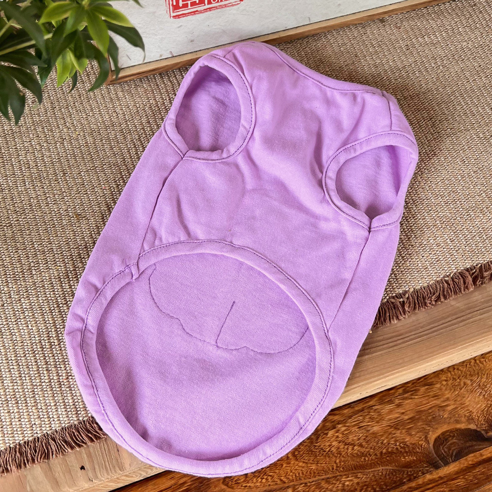 Suministros para gatos de compañía, camiseta de panda de peluche para primavera y verano, buldogue francés, chaleco para perros al por mayor, ropa para perros, ropa de protección solar