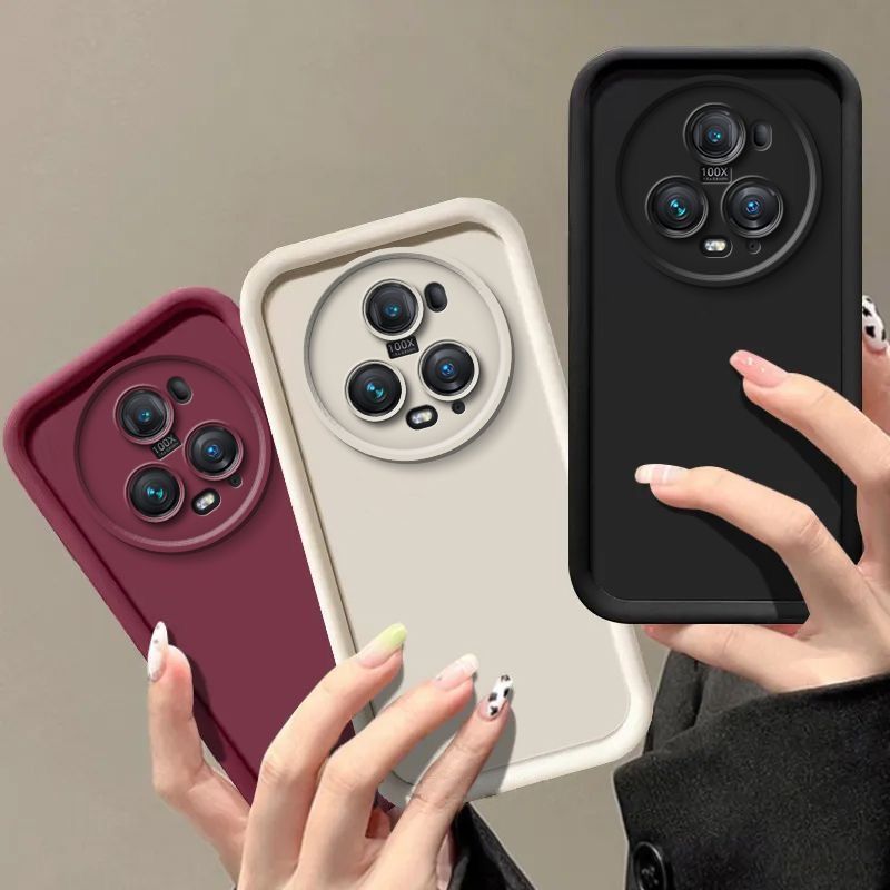 For Huawei Honor Magic7 Phone Case Honor Magic6 Pro Phone Case Solid Color Straight Edge for Men and Women