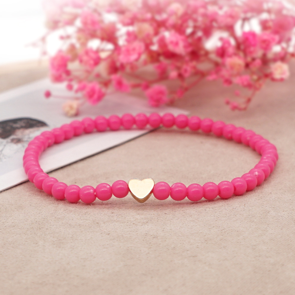 Wholesale Jewelry Bohemian Style Solid Color Acrylic Beads Bracelet Nihaojewelry display picture 9