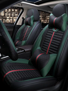 20新款/2018款2013 2014款2015年款桑塔纳通用皮麻四季全包座垫