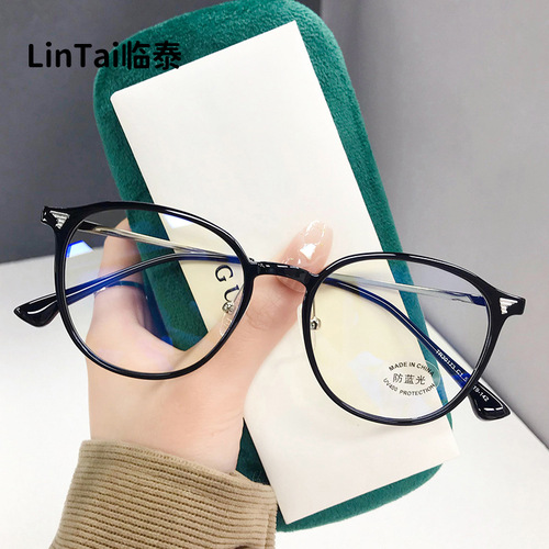 TR30173 New Cold Tea Frame TR90 Ultra Lightweight Anti-Blue Light Glasses Popular Version For Women Myopia Frame