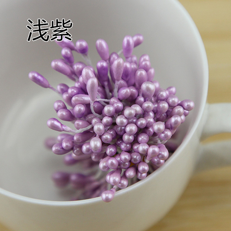 Paquete de material de ramo de varilla retorcida de macaron