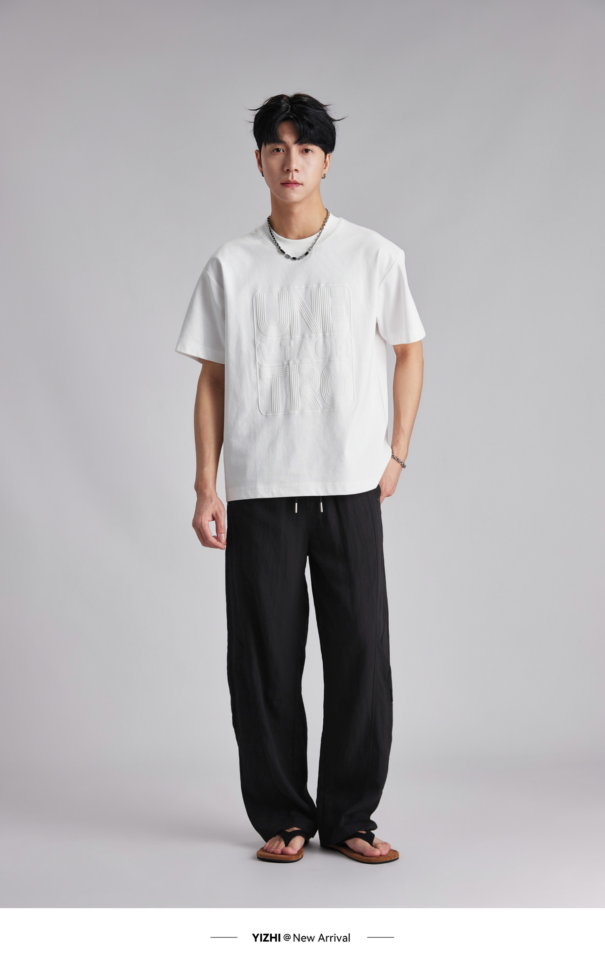 Quần jogger nam dáng rộng chất liệu linen phong cách Hàn Quốc — đen chi tiết 17