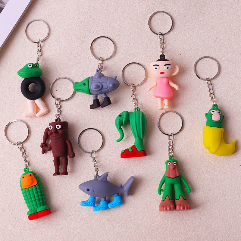 Cross-border Shanhaijing Keychain Pendant Stick Shark tung tung Funny Abstract Blind Box Accessories Wholesale Cross-border Shanhaijing Keychain Pendant Stick Shark tung tung Funny Abstract Blind Box Accessories Wholesale