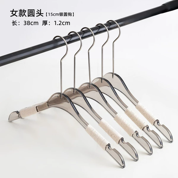 Smoke ash tied rope round head [15cm silver round hook]