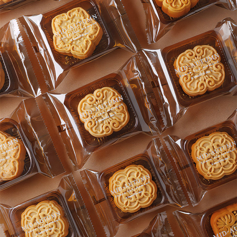 2026 New Model Mooncake Packaging Bags, Machine-Sealed, Thickened, Without Base Tray, 50g 75g Ice Skin Flowy Filling Cantonese-Style Bags, 100 Pieces 2026 New Model Mooncake Packaging Bags, Machine-Sealed, Thickened, Without Base Tray, 50g 75g Ice Skin Flowy Filling Cantonese-Style Bags, 100 Pieces