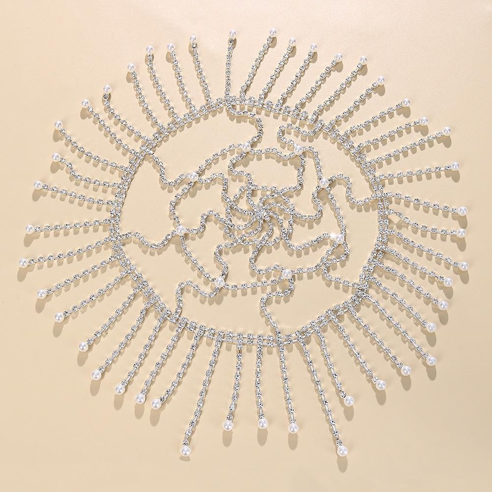 Amazon moda clásico transfronterizo nuevo estilo bohemio perla diadema estilo étnico rhinestone accesorios para el cabello