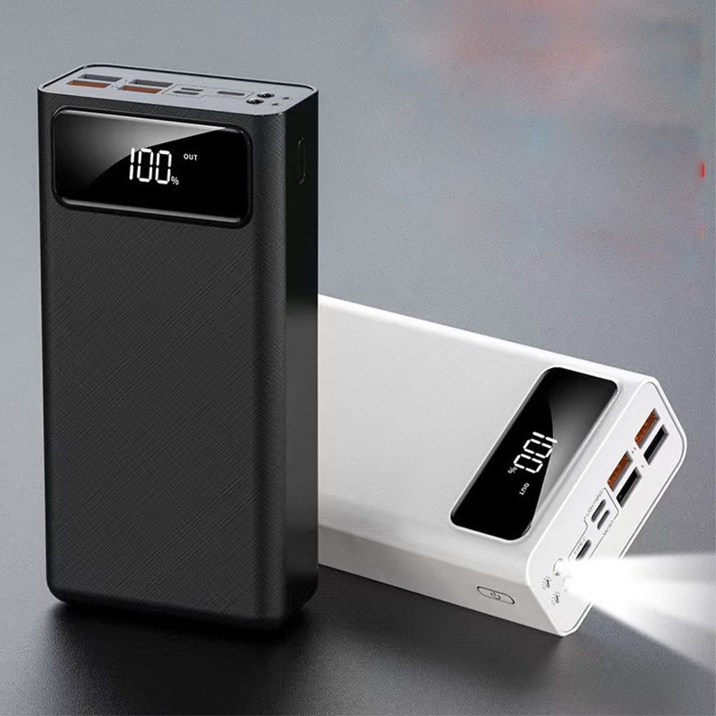 Large Capacity Mobile Power 50000 mAh Outdoor Portable 30000 mAh Mobile Phone Power Bank 40000 mAh