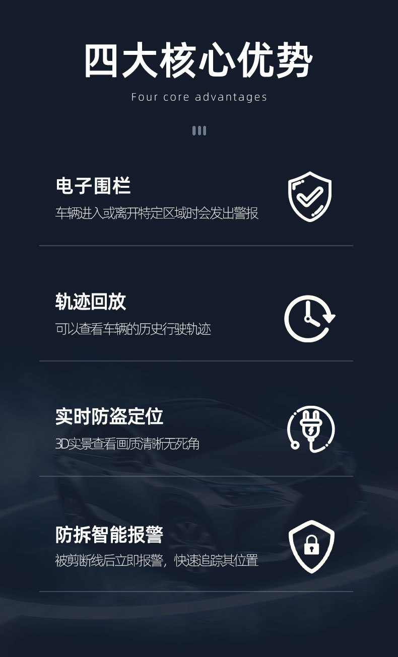 GPS wireless strong magnetic adsorption vehicle locator 4G 2G NB strong signal remote anti-loss device