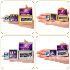 Dollhouse Mini Phone Notebook Tablet Toy Model BJD Figure Doll Accessories Wholesale