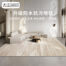 威尔顿机织地毯客厅意式极简轻奢高级防水抗污卧室家用耐脏易打理