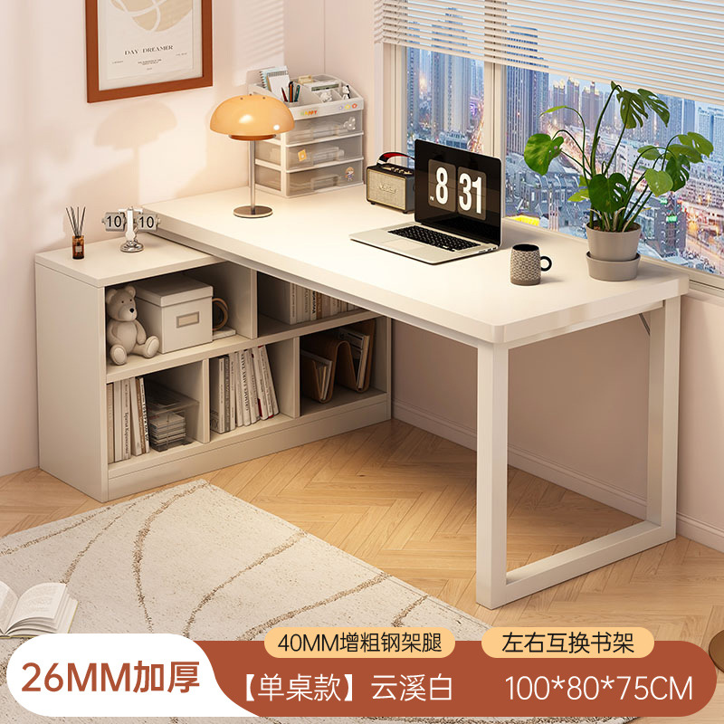 Escritorio de esquina estudiantil escritorio de computadora en un dormitorio para niñas en forma de L escritorio de estudio de esquina simple