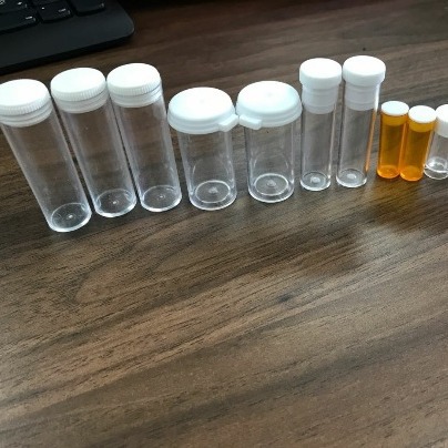 小塑料瓶 PS透明小塑料瓶子 透明小塑料管胶囊瓶生产各种小瓶子