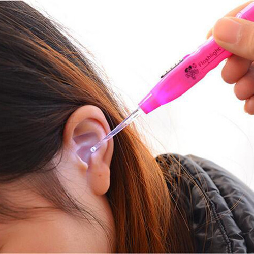 20 luminous ear picks, ear picks with lights, ear picks for children, babies, and adults, ear picks, visual set