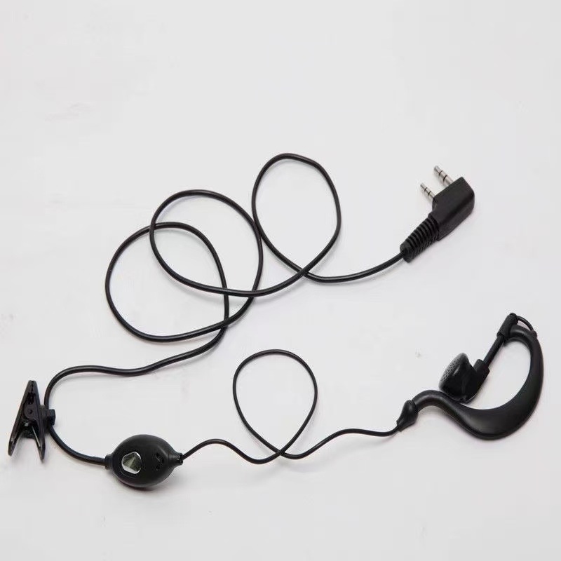 K-head Baofeng 888S auriculares de intercomunicación 992 auriculares de sequilla adecuados para Baofeng 5R 10R y otras líneas de auriculares K-head