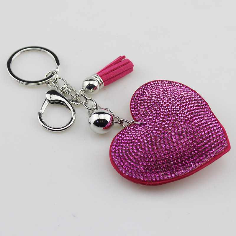 1 Piece Vacation Simple Style Heart Shape Alloy Keychain display picture 6