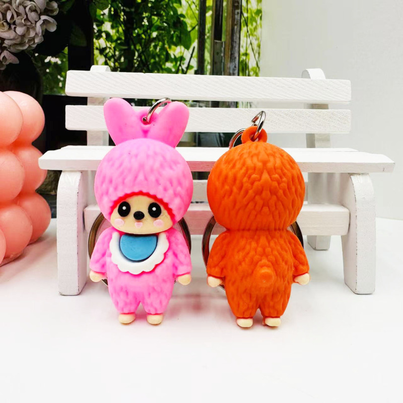 創意的な蒙奇奇奇キーは子供の小さい贈り物のかばんを掛けて手作りのアクセサリのブラインドの箱の子供の卸売りを飾ります。|undefined