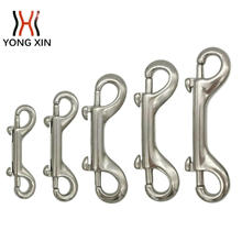 76mm不锈钢双头钩 弹簧钩 拓拔钩 潜水钩 钥匙钩 狗链头 船用索具