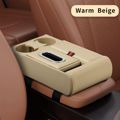 Storage Box Tissue Box Water | Car storage bag/box - type-a-beige