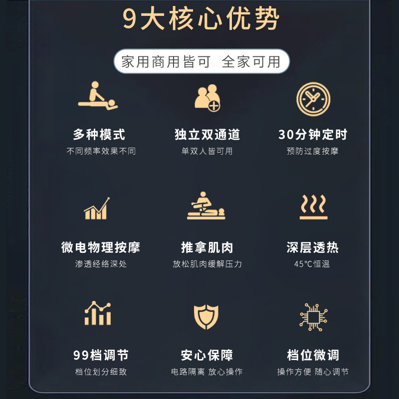 Dds生物電気理学療法経絡電気治療器マッサージ器負圧スクレーパー|undefined