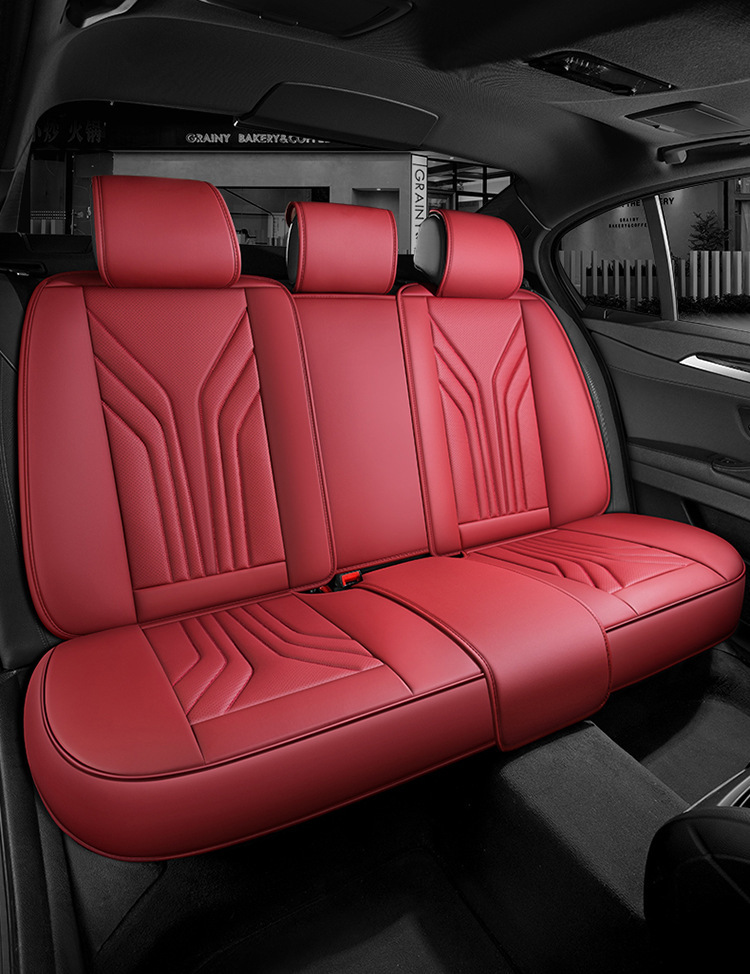 Siam Sports Seat Car Cushion Wear-resistant Leather Fully Surrounded Four Seasons General Car Seat Cover Seat Cover