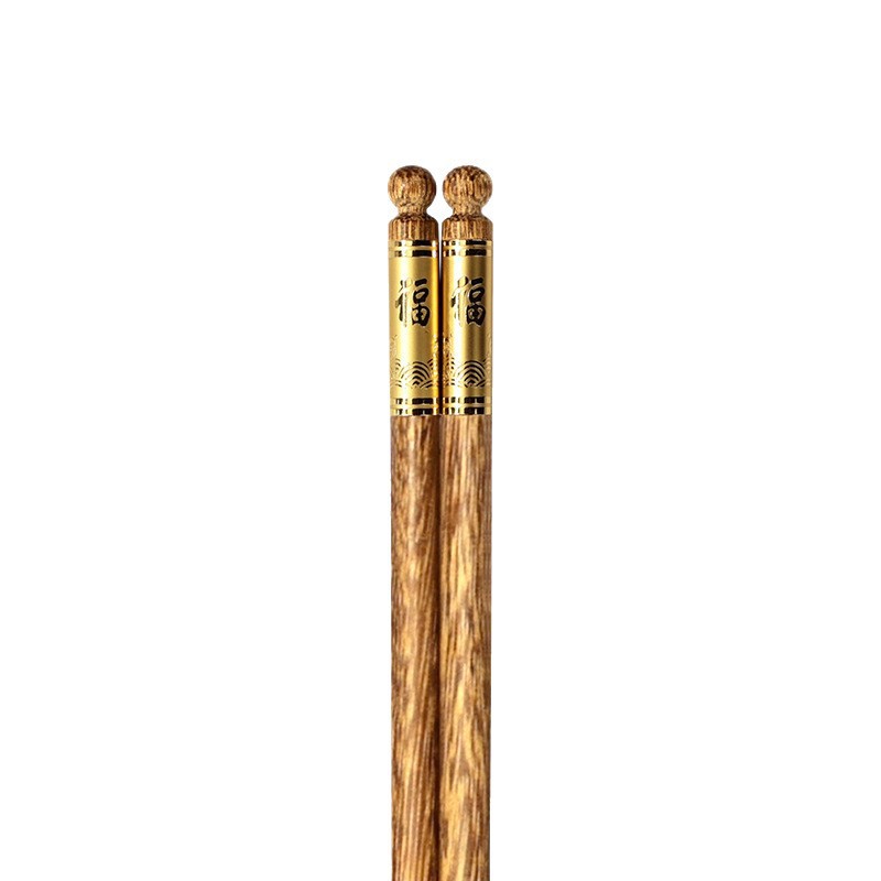 palillos domésticos de madera sólida una persona un palillos sin pintura sin cera antideslizante alas de pollo palillos de madera cubiertos conjuntos domésticos