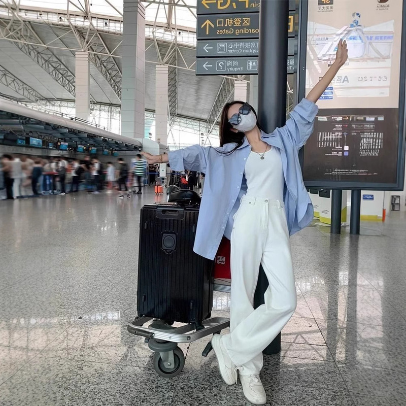 Sunscreen Shirt Women's Spring and Summer Korean-style Loose Outer Wear Slimming All-match Fashionable Shirt Boyfriend's Long-sleeved Top Coat