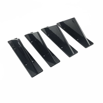 Car modification triangle bright Spoiler - black-flat-one-set