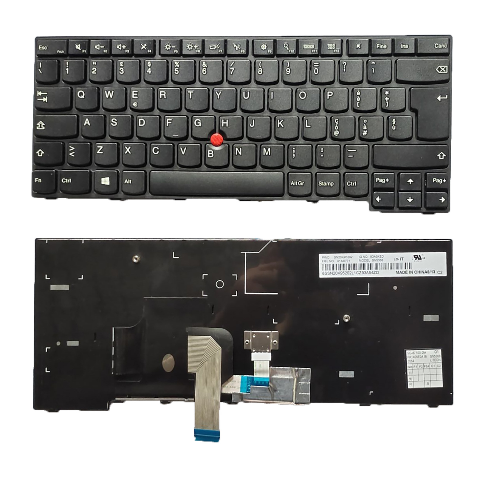 IT适用Thinkpad E450 E450C E455 E460 E465 W450 笔记本键盘