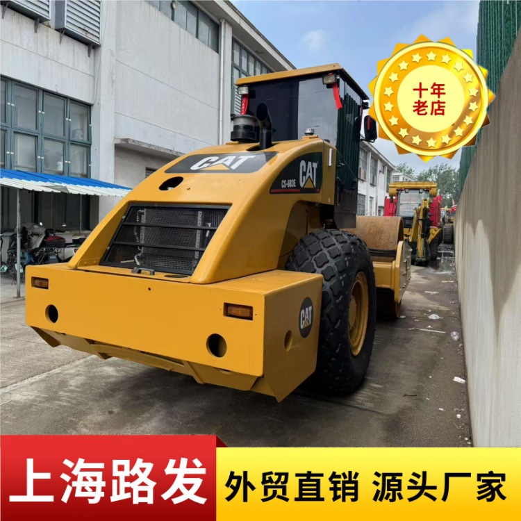 Usado Carter 683E 8 toneladas rodillo vibratorio de rueda de acero simple transferencia de bajo precio soporte de prueba de sitio