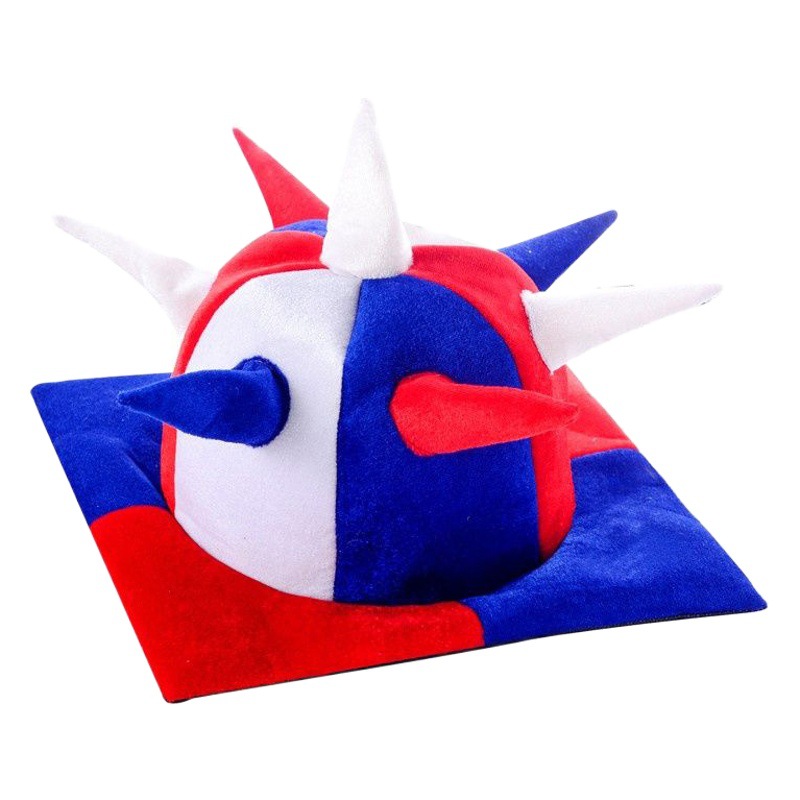 Artículos de Aficionado de la Copa Mundial de Fútbol 2026 en Estados Unidos, Canadá y México, Gorro de Terciopelo con Forma de Balón de Fútbol y Diseño de Bandera Nacional, Accesorios para Animar.