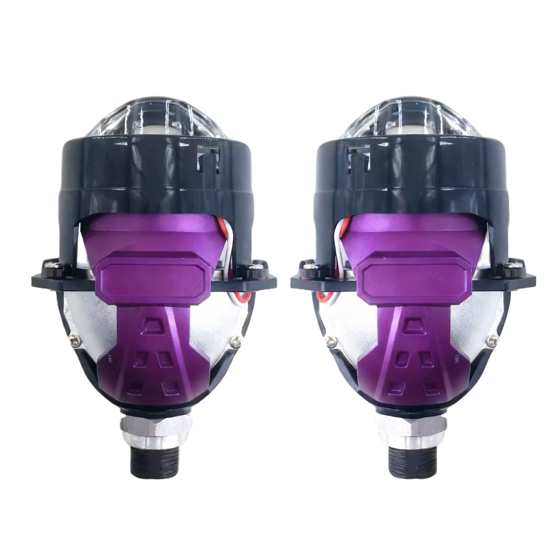 Nueva venta caliente de automóviles led faro I4H tres lentes LED directas de 2,5 pulgadas láser lente de faro cercano en uno image 3