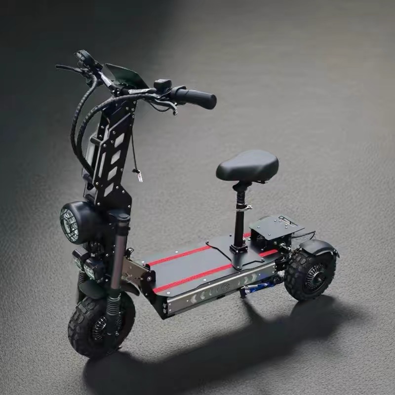 Retuol 11inch Three-Wheel Off-Road Electric Scooter Adult Folding High-Speed Scooter Dropshipping