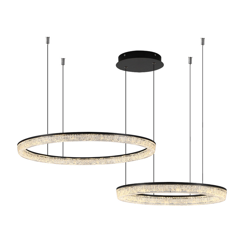 Lámpara de la sala de estar minimalista italiana de lujo ligero de gama alta nueva protección de ojos de espectro completo lámpara de comedor lámpara 002L