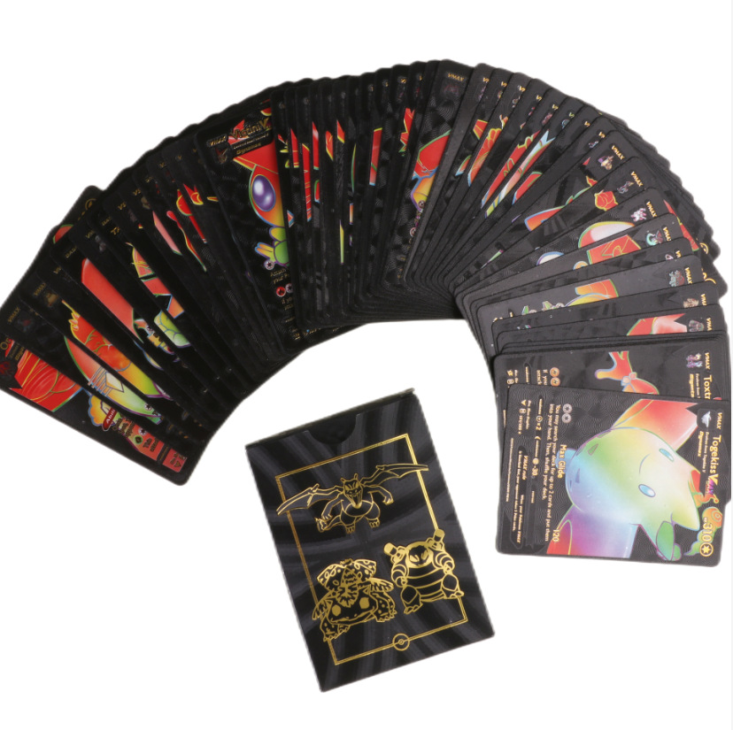 Tarjeta de lámina de oro Magic Baby Bao Ke Meng Tarjeta de lámina de oro tarjeta de juego de tarjeta de dibujos animados mascota elfo dorado