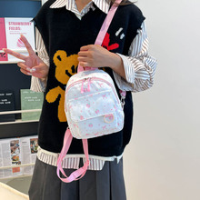 2025休闲时尚韩版女双肩包大容量学生书包校园风潮流质感轻便背包