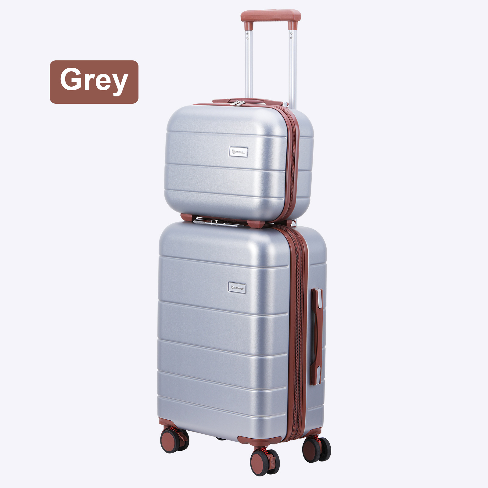 2024 nueva maleta con ruedas de gran capacidad, maleta de separación seca y húmeda, caja de contraseña, temporada escolar